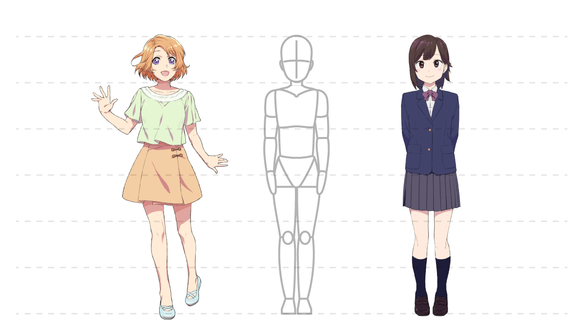 6頭身の素体を描こう